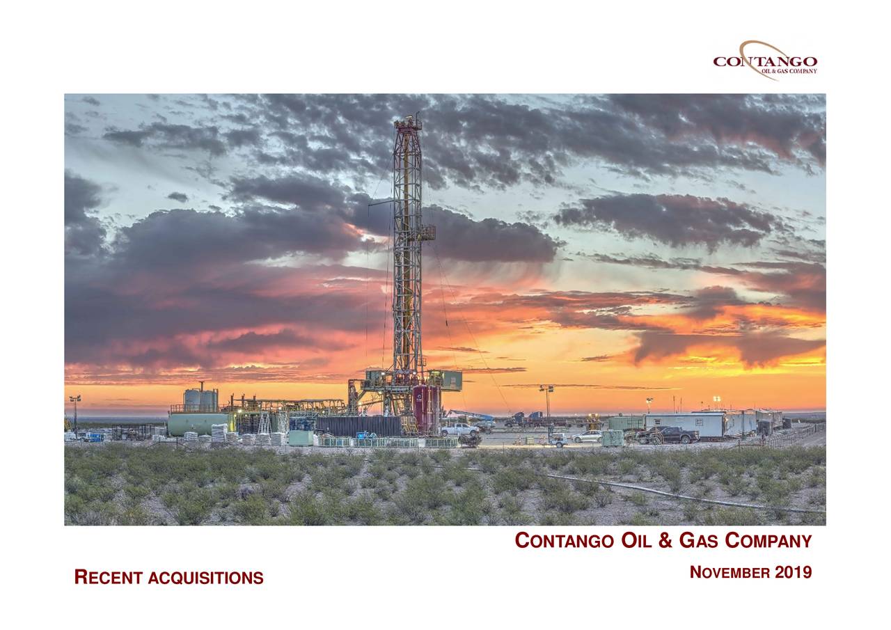Contango Oil & Gas Company 2019 Q3 Results Earnings Call
