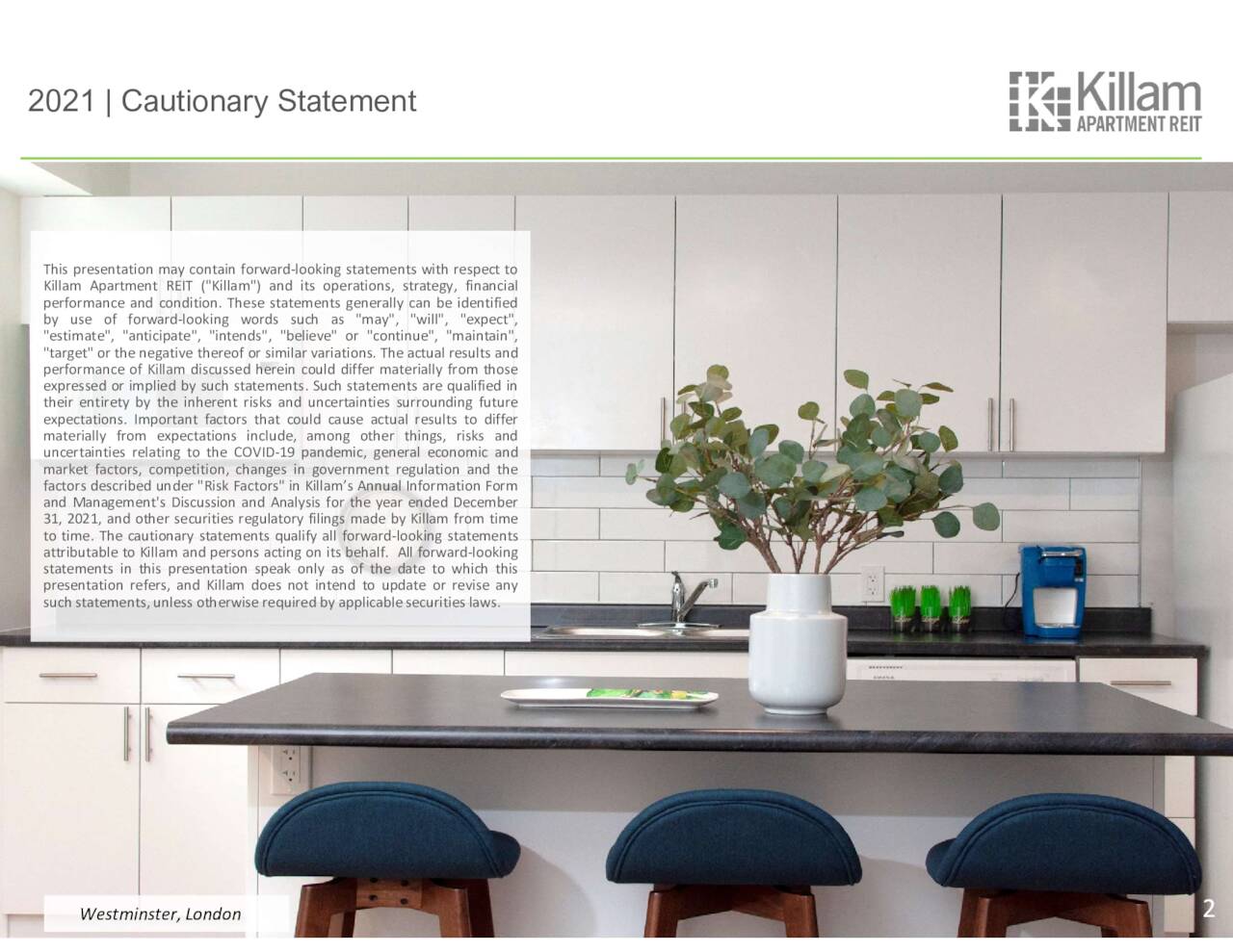 Killam Apartment Real Estate Investment Trust 2021 Q4 Results