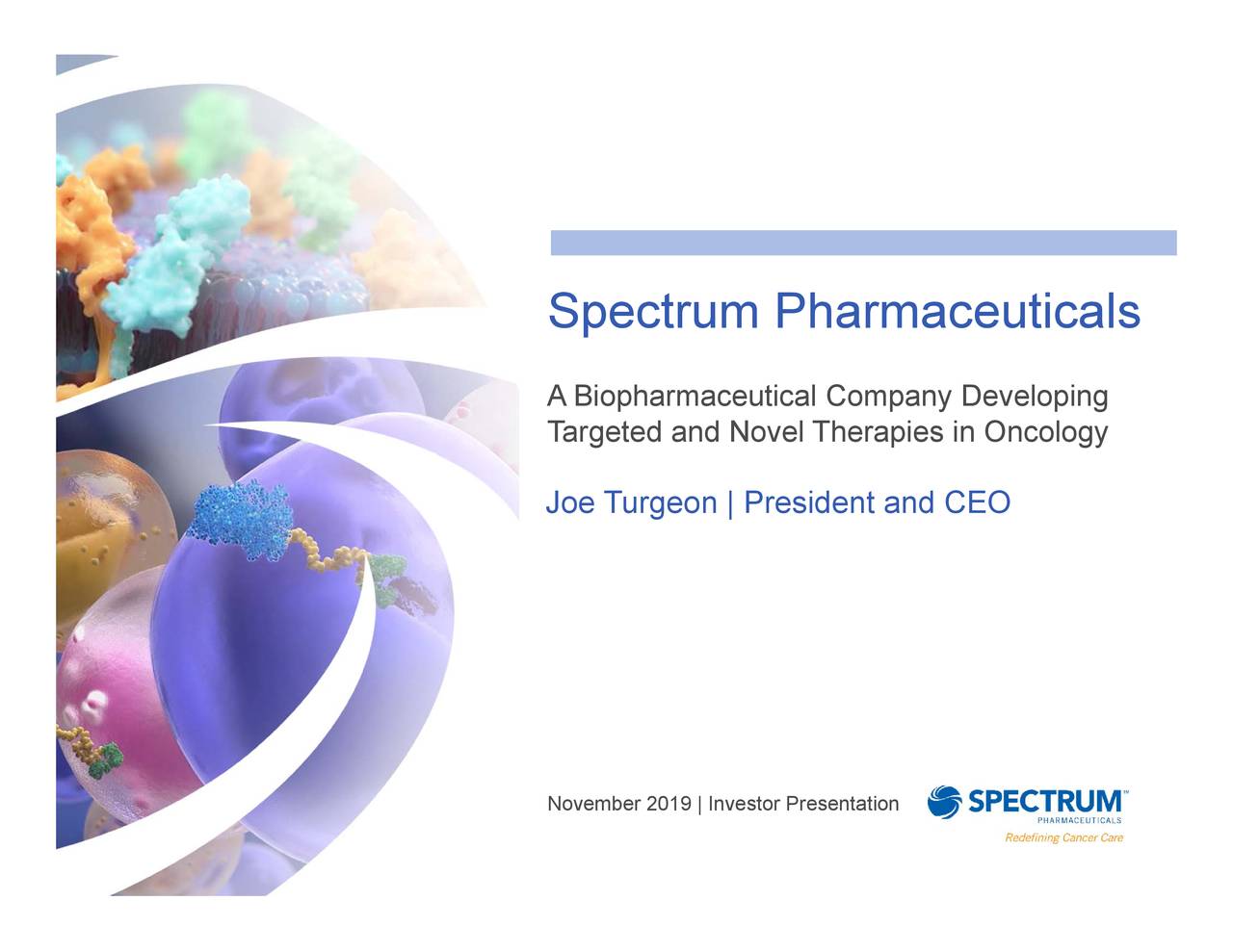 Spectrum Pharmaceuticals (SPPI) Investor Presentation Slideshow