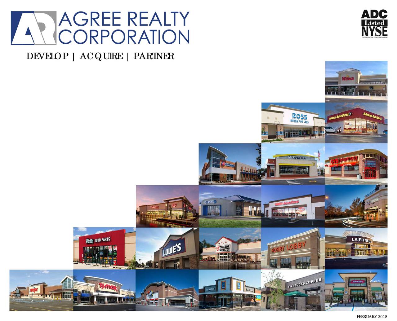 Agree Realty Corporation (ADC) Investor Presentation Slideshow (NYSE