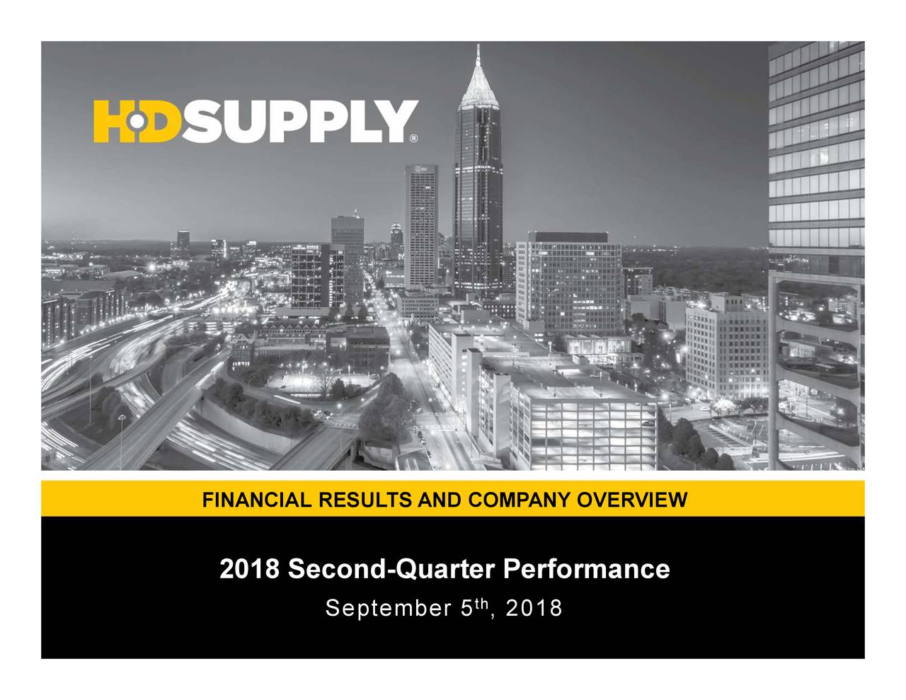 HD Supply 2018 Q2 Results Earnings Call Slides (NASDAQHDS
