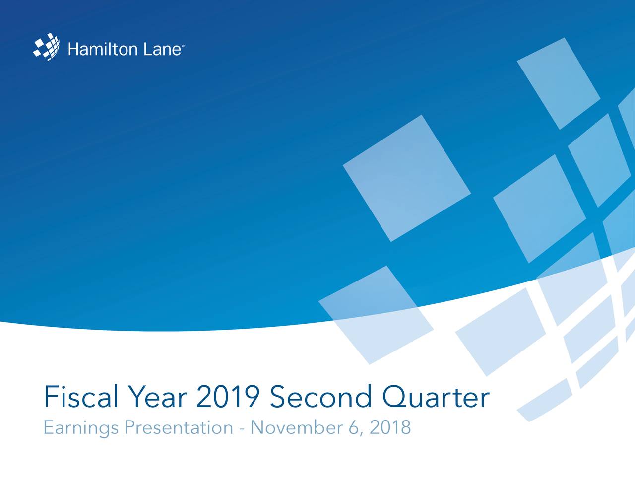 Hamilton Lane Inc 2019 Q2 Results Earnings Call Slides (NASDAQHLNE