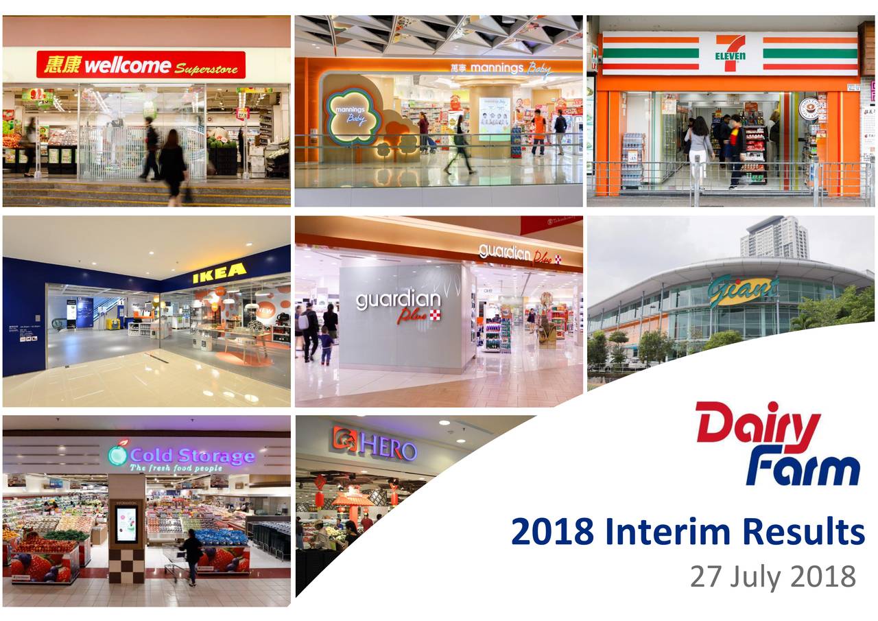 Dairy Farm International Holdings Ltd. ADR 2018 Q2 Results Earnings
