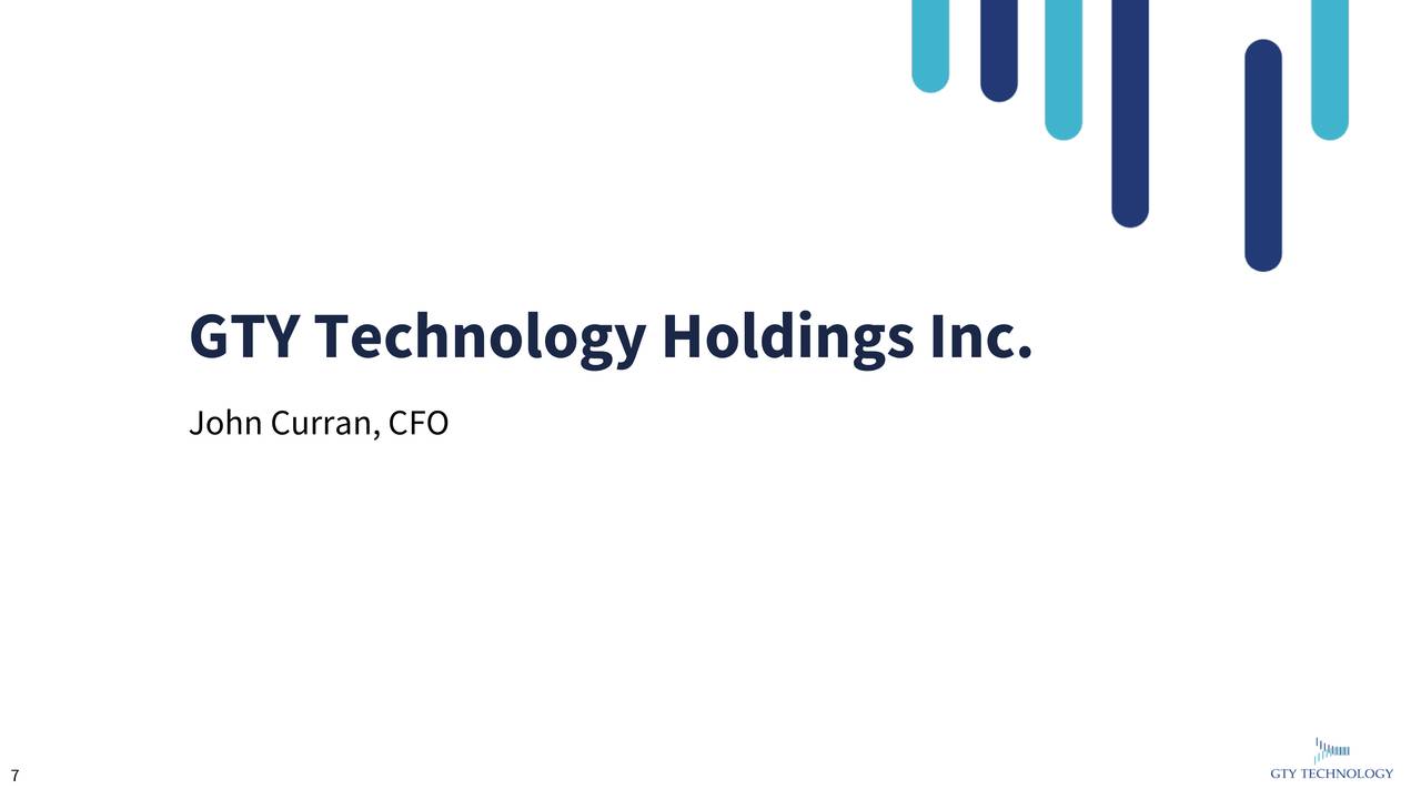 GTY Technology Holdings Inc. 2020 Q2 Results Earnings Call