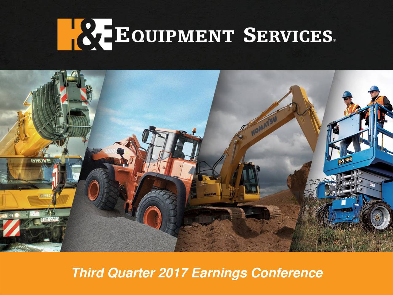 H&E Equipment Services, Inc. 2017 Q3 Results Earnings Call Slides