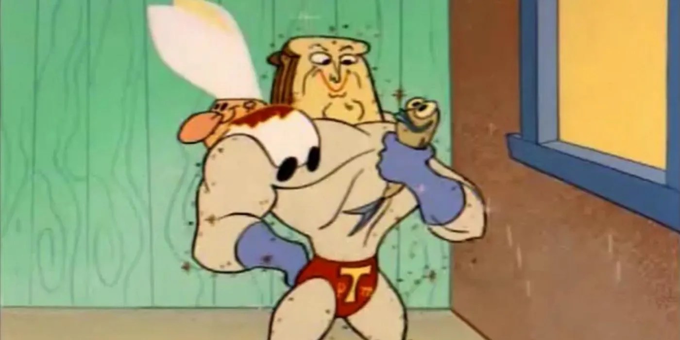Ren And Stimpy's Powdered Toast Man The Ultimate Superhero Parody