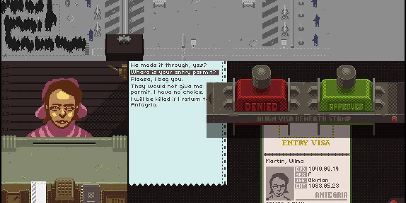 How Papers, Please Does Job Simulation Right Screen Rant