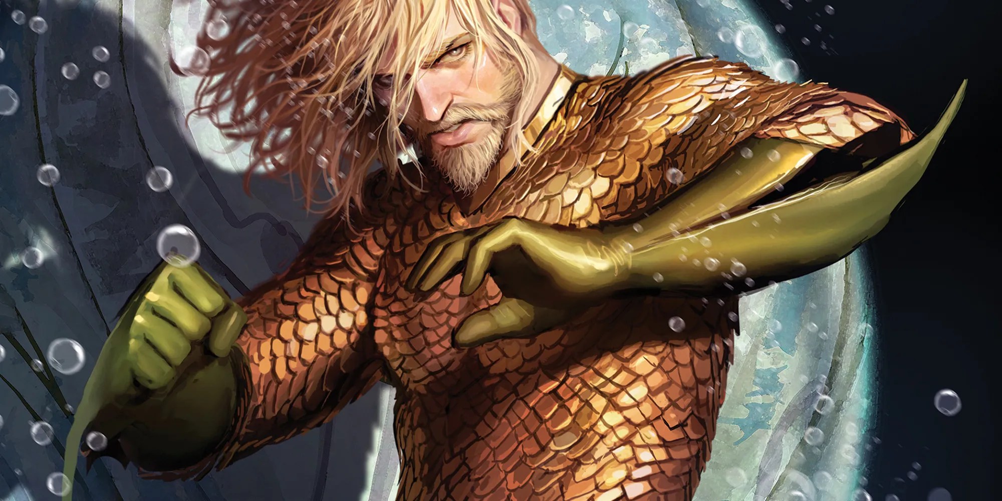 Aquaman Movie Figure First Look At Classic Comic Costume & Trident