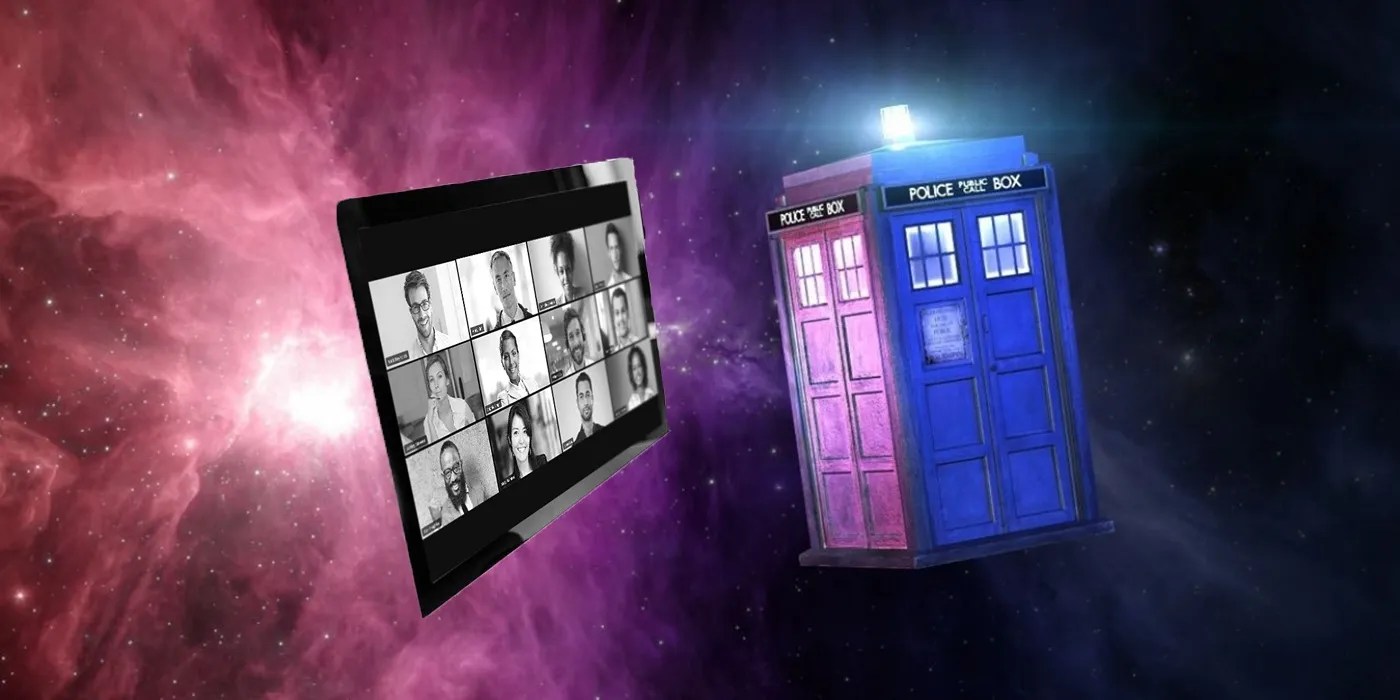 Doctor Who Zoom Backgrounds Make Your Next Call From The TARDIS