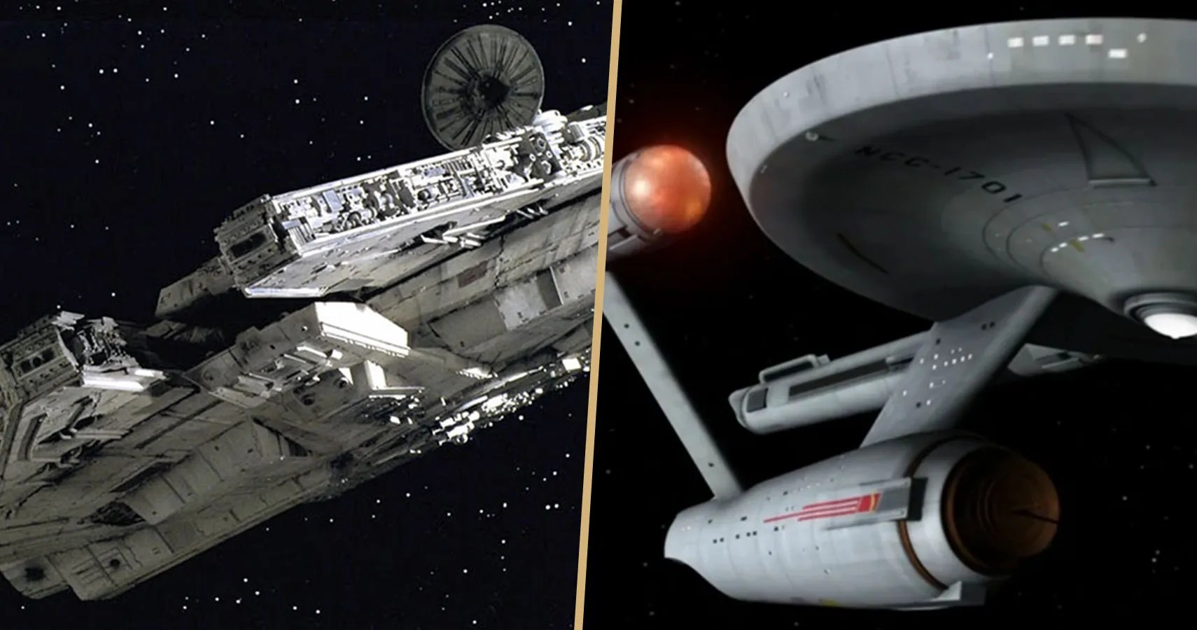 Star Trek Vs. Star Wars Ranking The 5 Best Ships From Both Universes