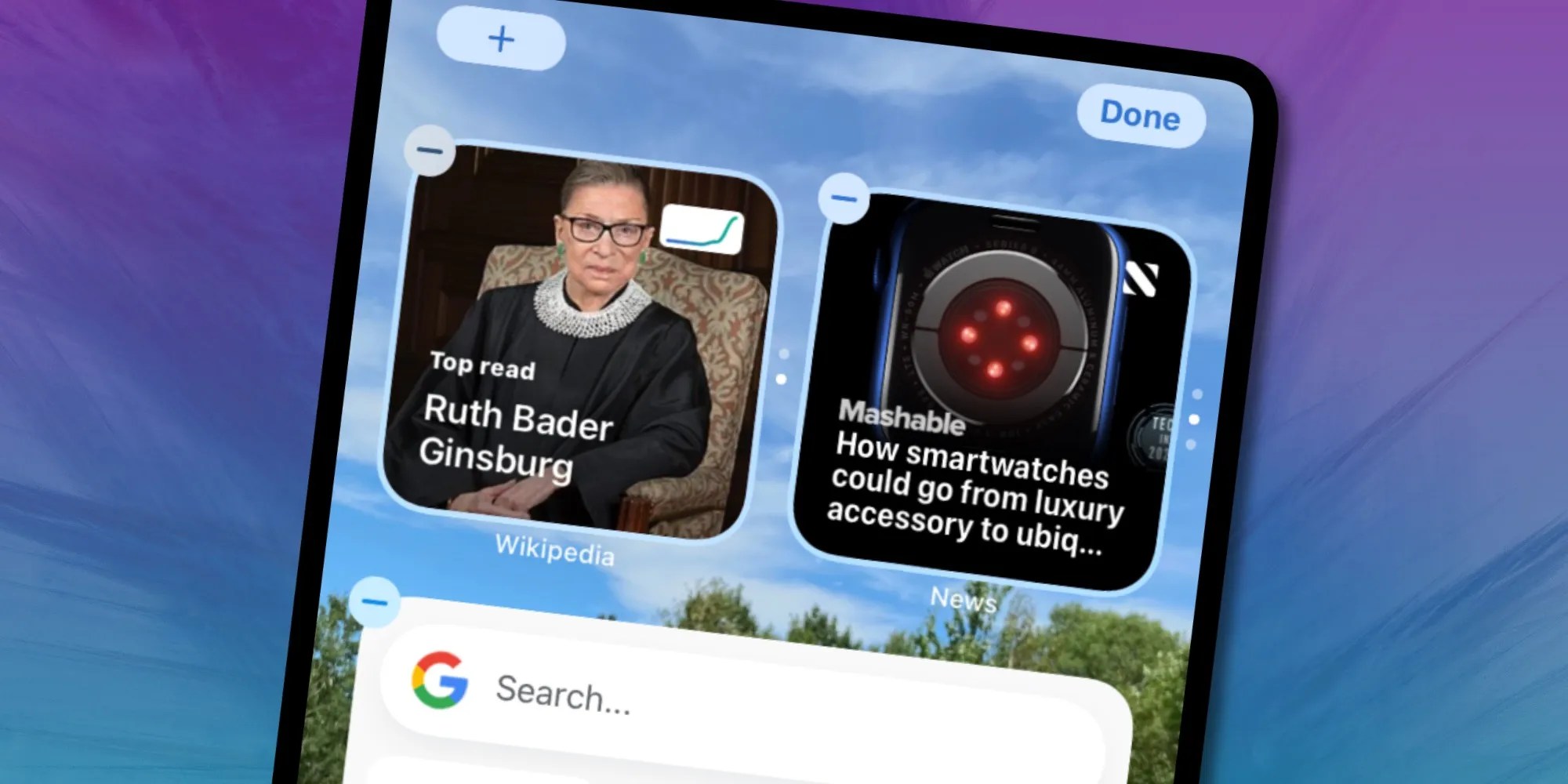 iPhone How To Stack iOS Widgets To Save Home Screen Space