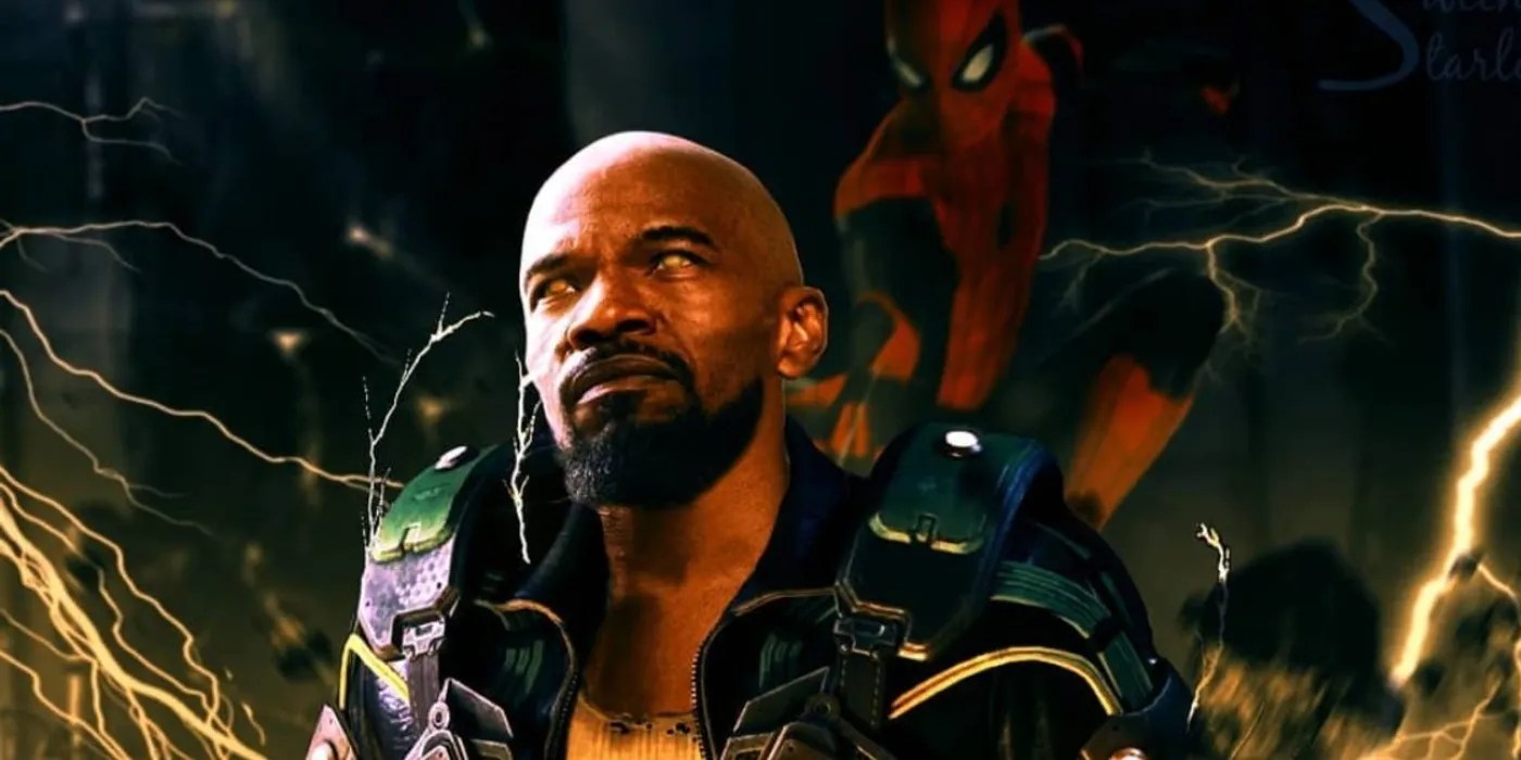 Tom Holland’s SpiderMan Attacks Jamie Foxx’s Electro in Stunning Artwork