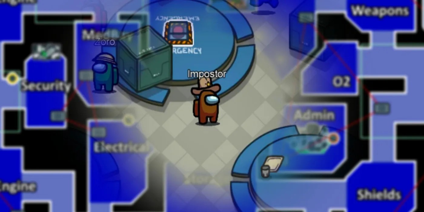 Secret Map In Among Us All The Easter Eggs In The Among Us Airship
