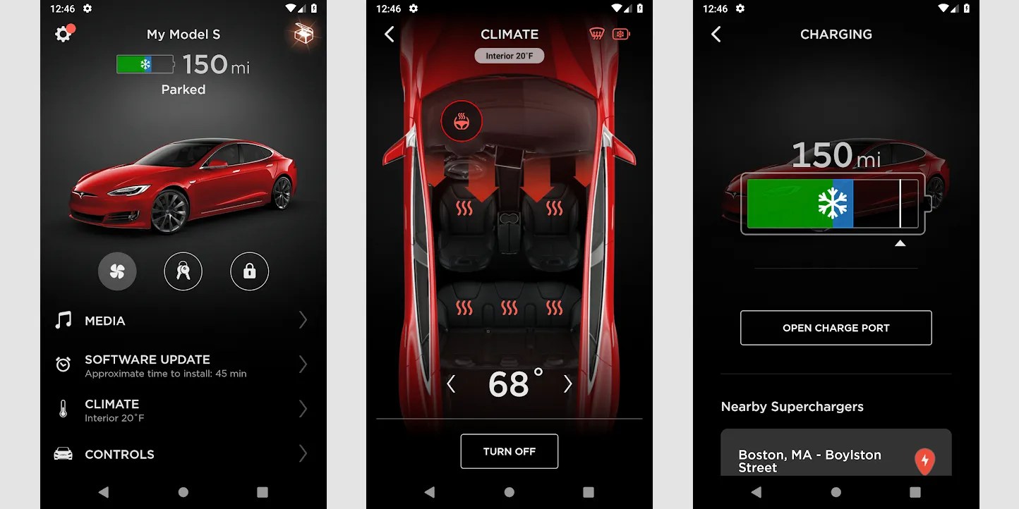 Everything Tesla Drivers Can Do With The Tesla Mobile App