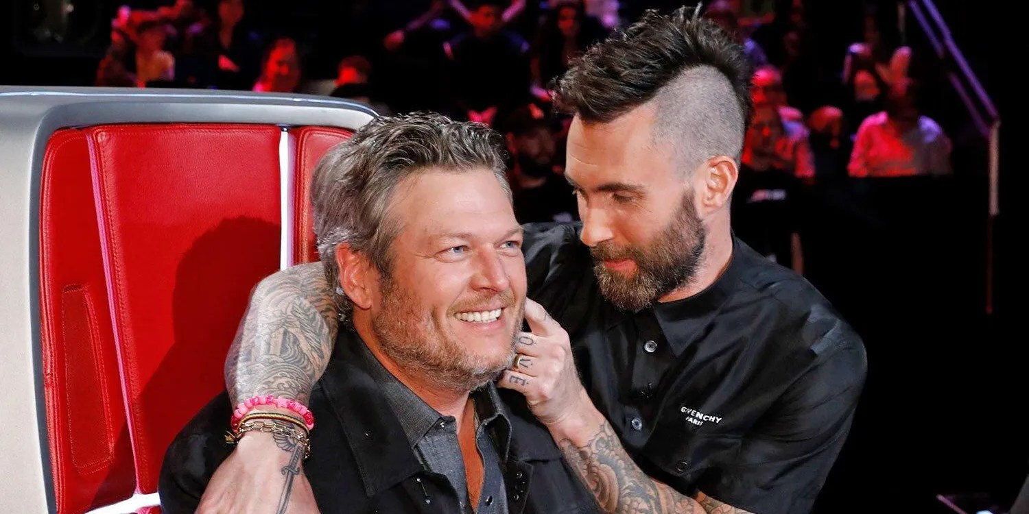 The Voice Blake Shelton Jokes About Adam Levine Not Being At His Wedding