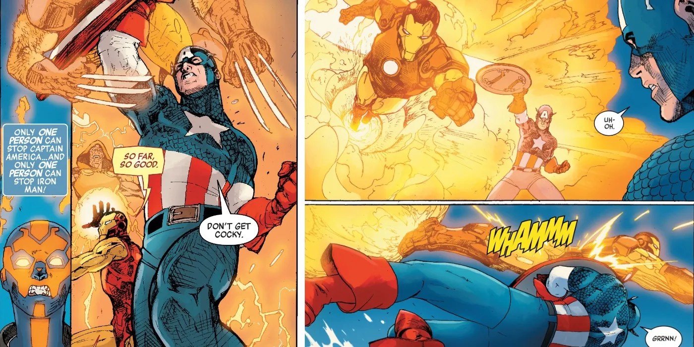 Iron Man &amp; Captain America Fight In New Civil War