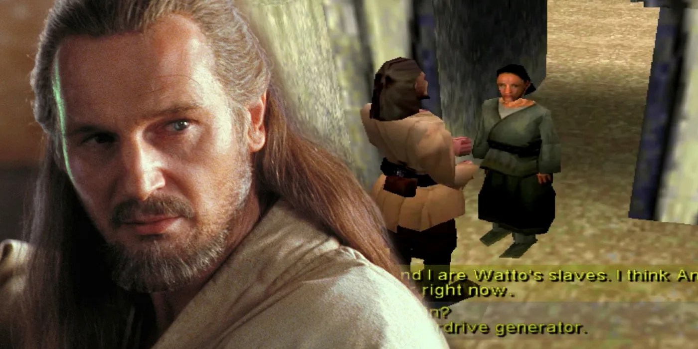 Que se passetil lorsque QuiGon tue Shmi dans la menace fantôme Crumpe