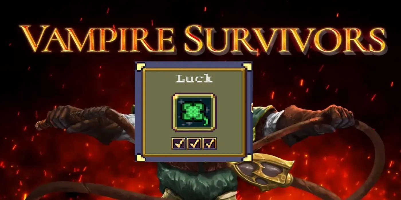 Vampire Survivors How Does Luck Work ScreenRant