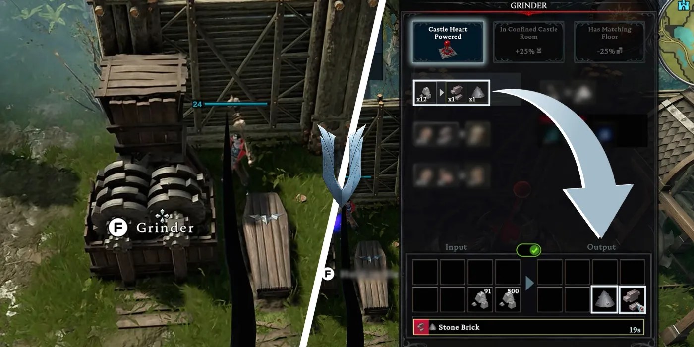 How To Get Stone Dust & Stone Bricks in V Rising Screen Rant