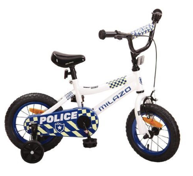 Apollo Police Patrol Kids Bike 14 Wheel Halfords 14 Inch Bikes