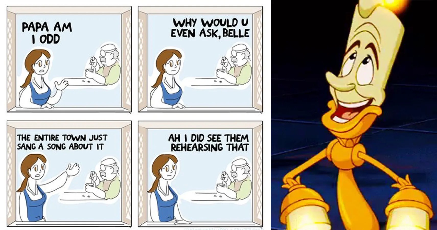 20 Hilarious Beauty And the Beast Comics Only True Fans Will Understand