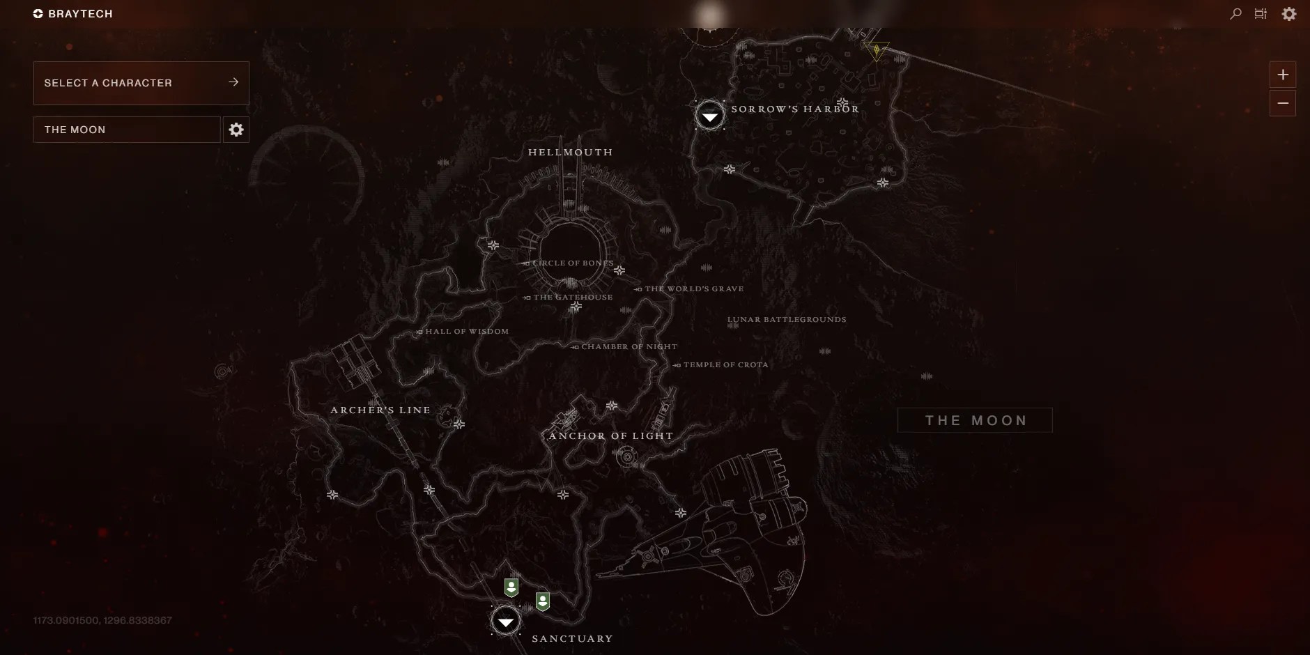 Destiny 2 Moon Map Destiny 2 Every Moon Region Chest Location