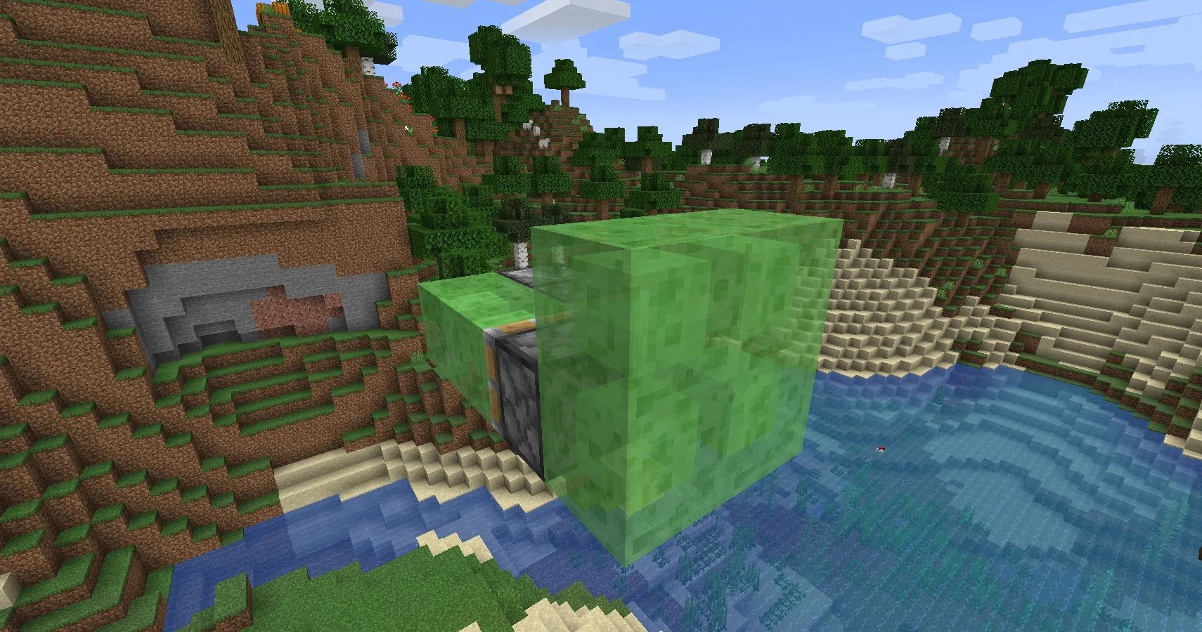 Minecraft How To Make A Flying Machine With Slime Blocks