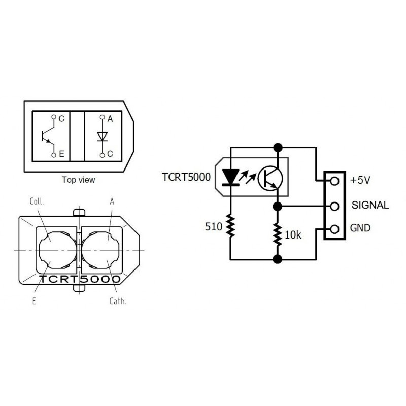TCRT5000 Optical Reflective Distance Sensor Arduino Arduino, DIY