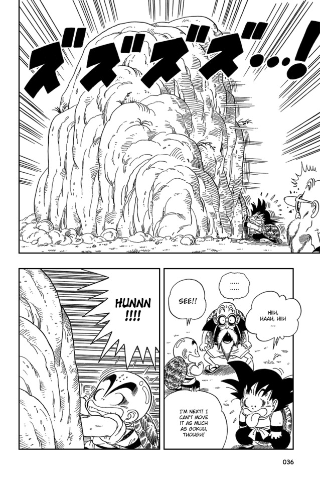 Kid Goku's lifting/pushing strength • Kanzenshuu