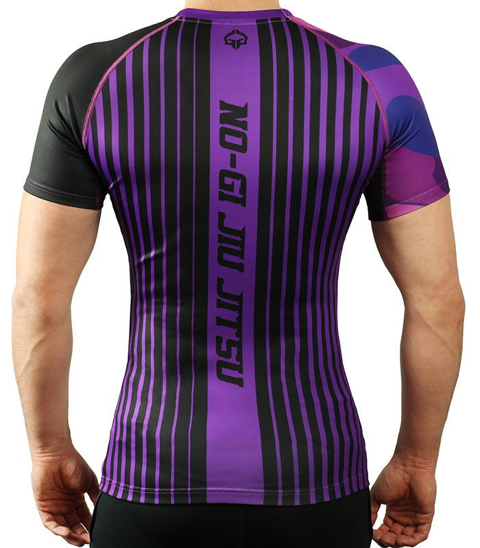 IBJJF Rank Rash Guard for BJJ Purple Purple Men \ Training gear