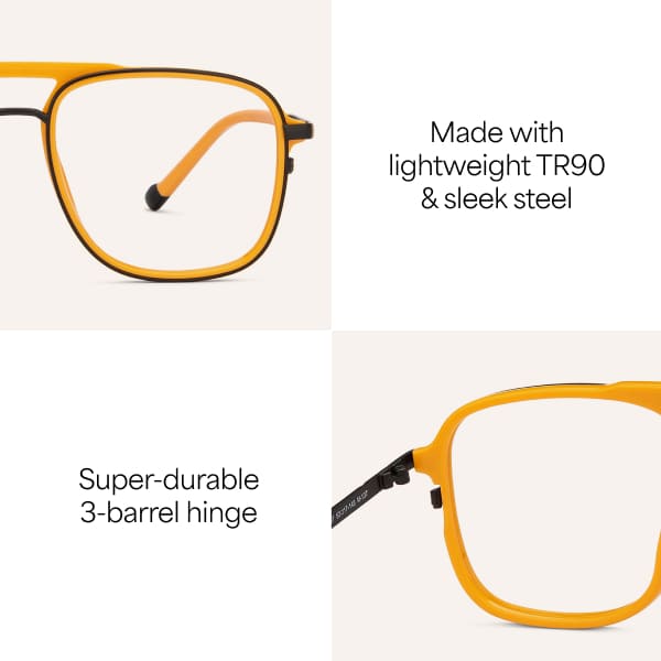 Buy Blue Black Full Rim Geometric Lenskart STUDIO LK E15186C1 Eyeglasses