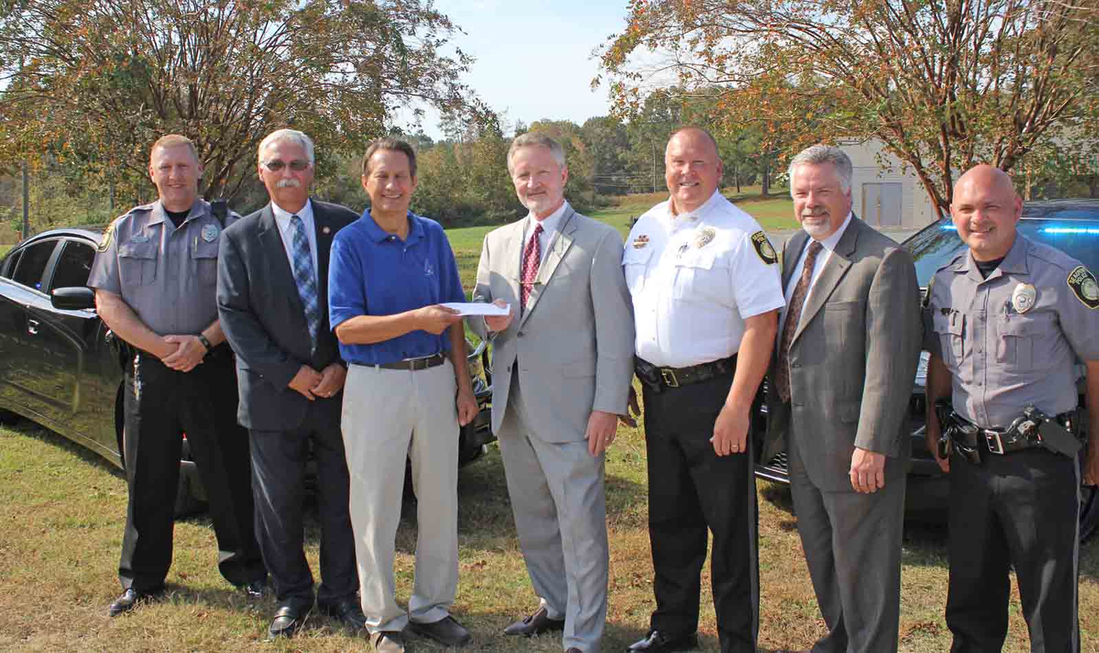 Gov. McCrory Helps Seagrove Police Receive Two New Patrol Cars NC DPS