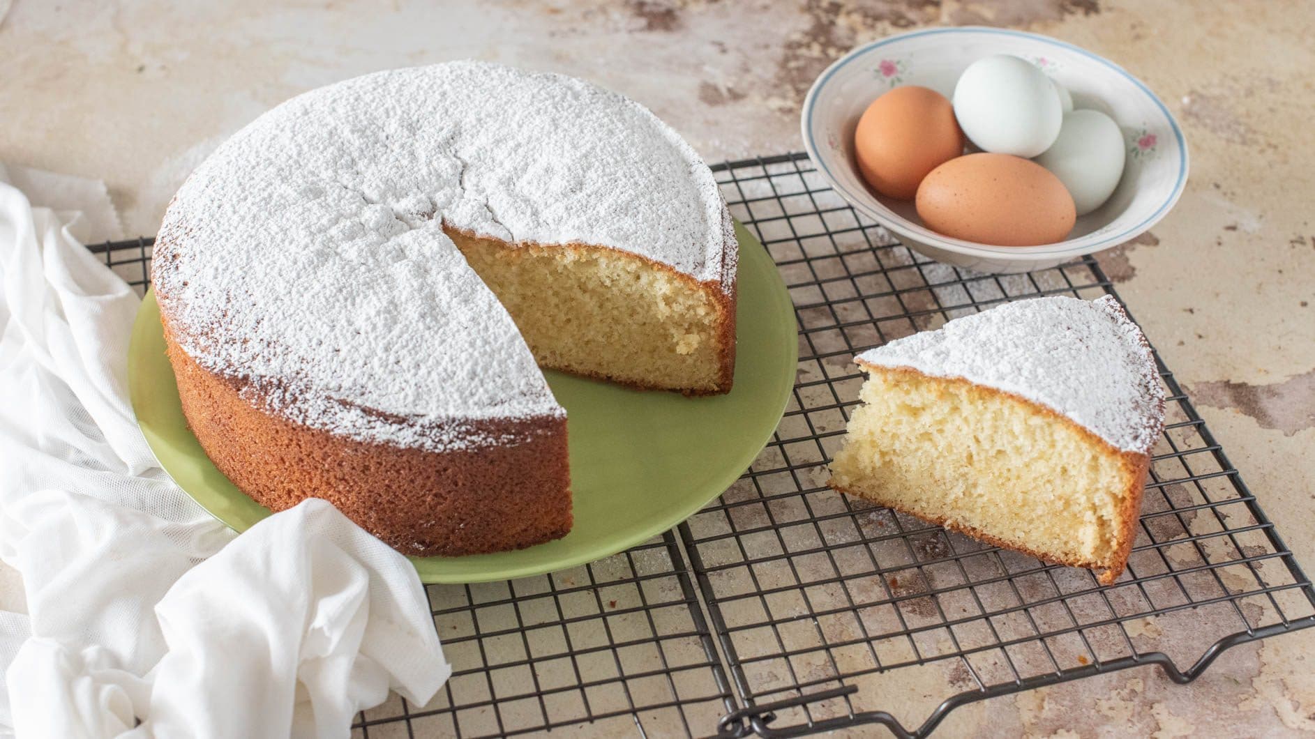 No Butter Sponge Cake Recipe
