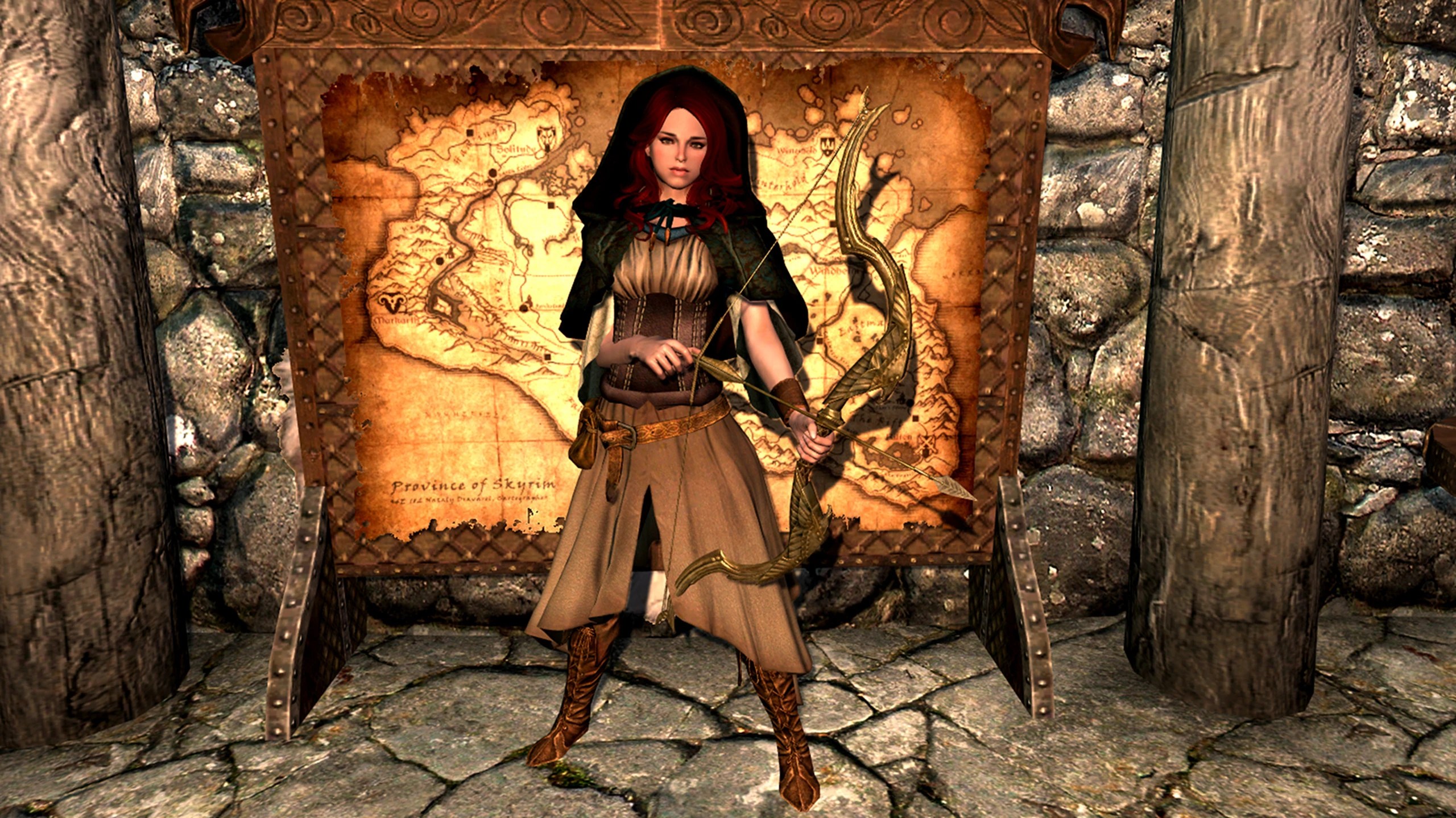 VS Medieval Archeress Dress at Skyrim Nexus mods and community