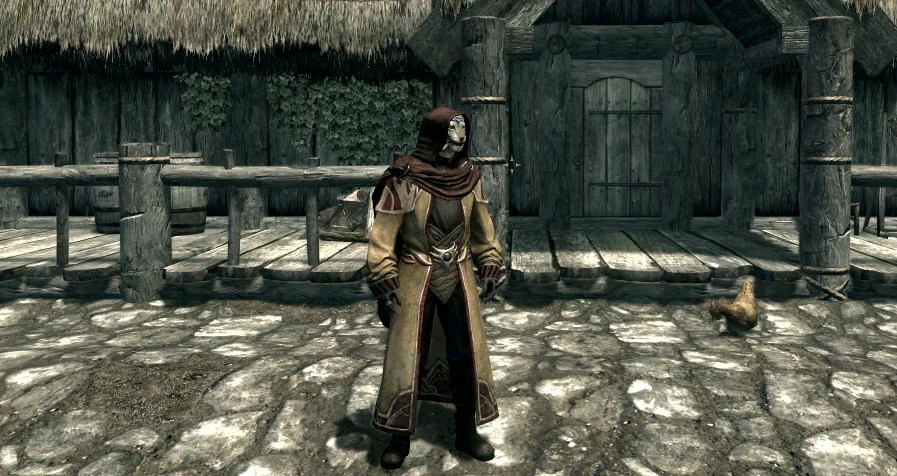 Archmage Robes to Psijic with Monk Hood at Skyrim Nexus mods and