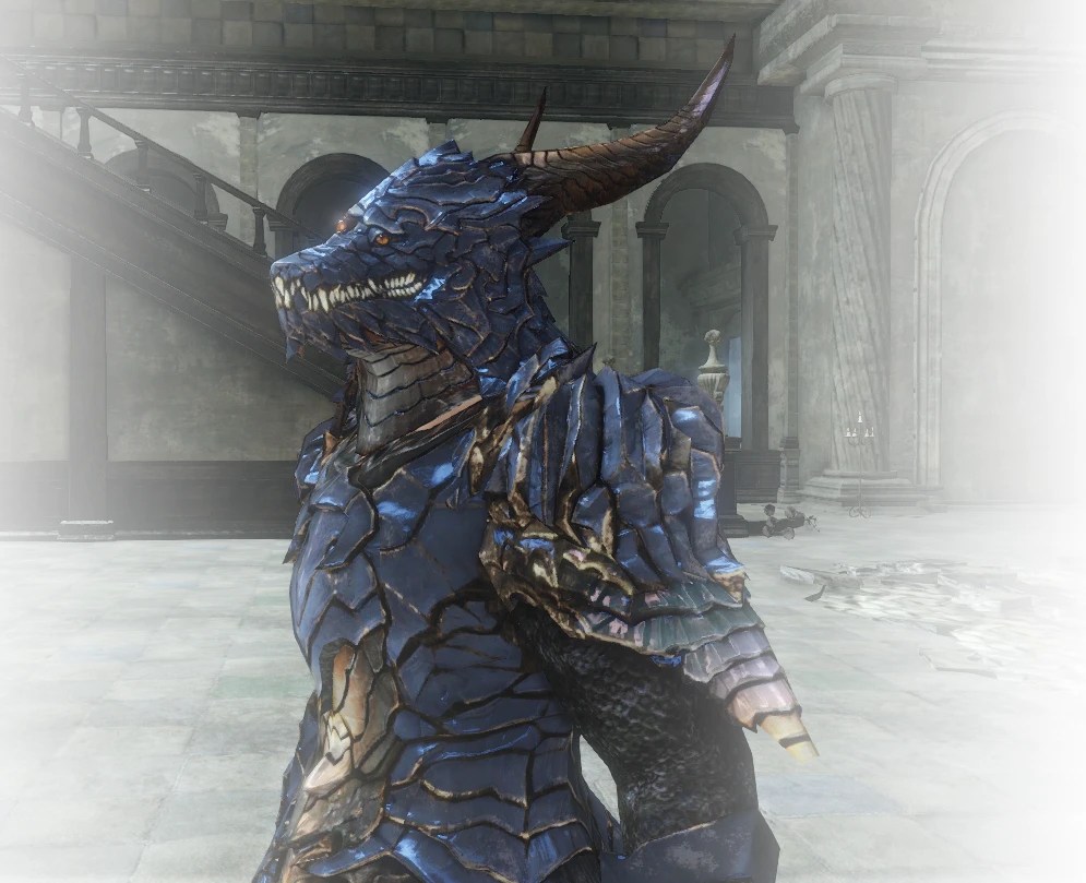 AMS002 Black Dragon Armor II at Dark Souls 2 Nexus Mods and community