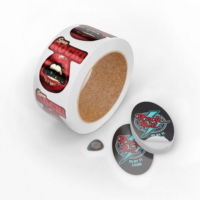 Band Stickers CuttoSize or Roll Stickers 48HourPrint