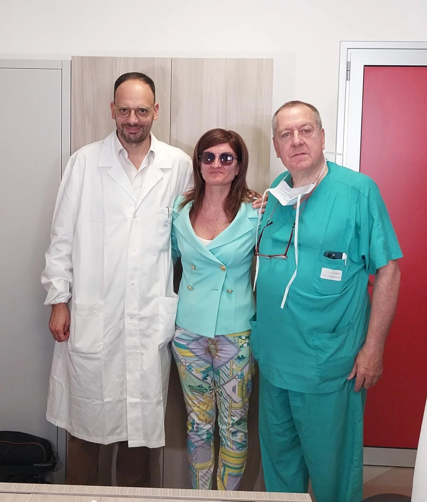 In foto, da sinistra a destra: il Professore Matteo De Notaris, la signora Antonella Guidi e il Professor Giorgio Iaconetta