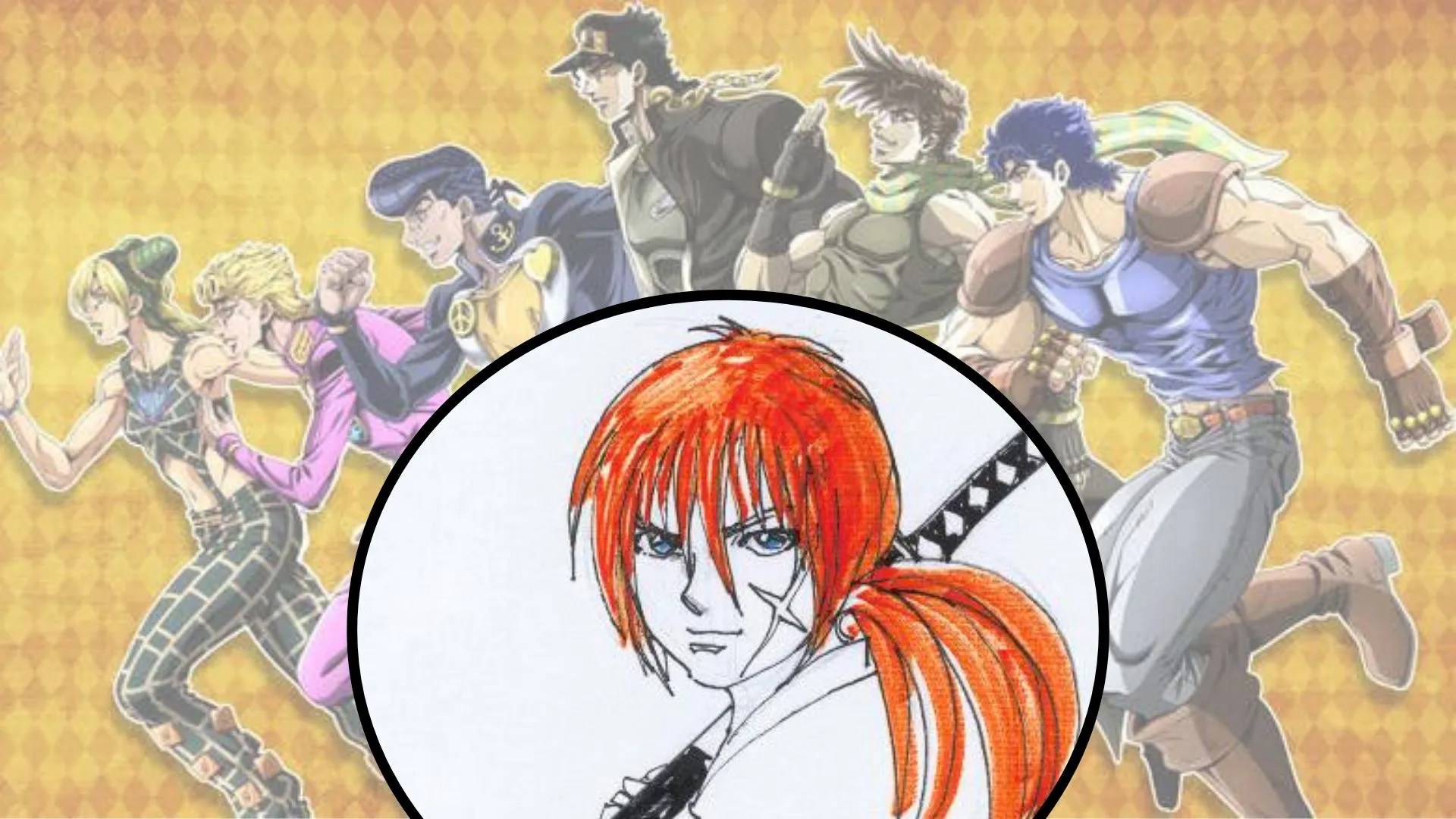 Rurouni Kenshin Hirohiko Araki’s artwork for Rurouni Kenshin is more