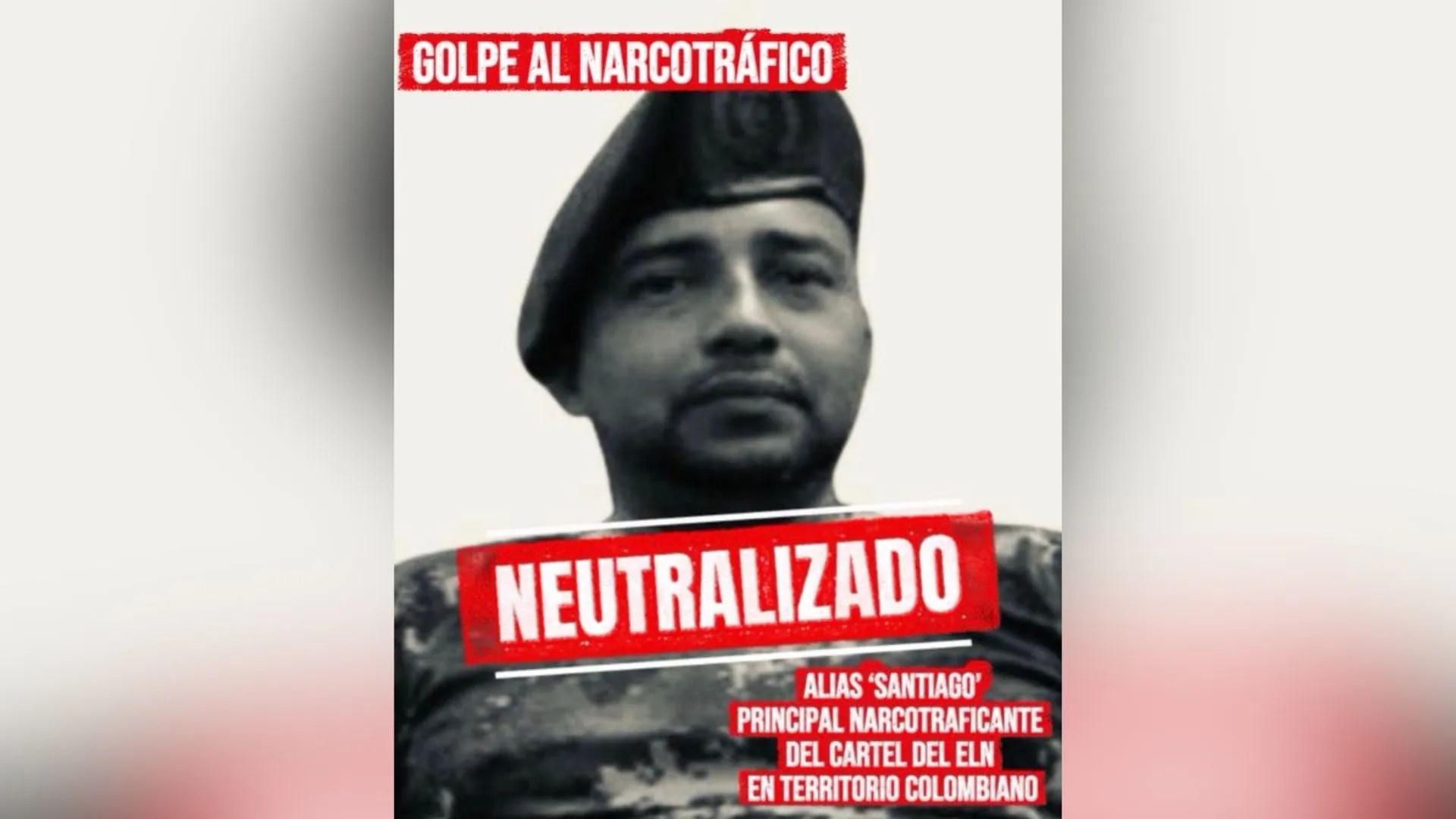 ¡Fin a 28 años de crímenes! Abaten a alias ‘Santiago’, el terror del ELN en cuatro departamentos