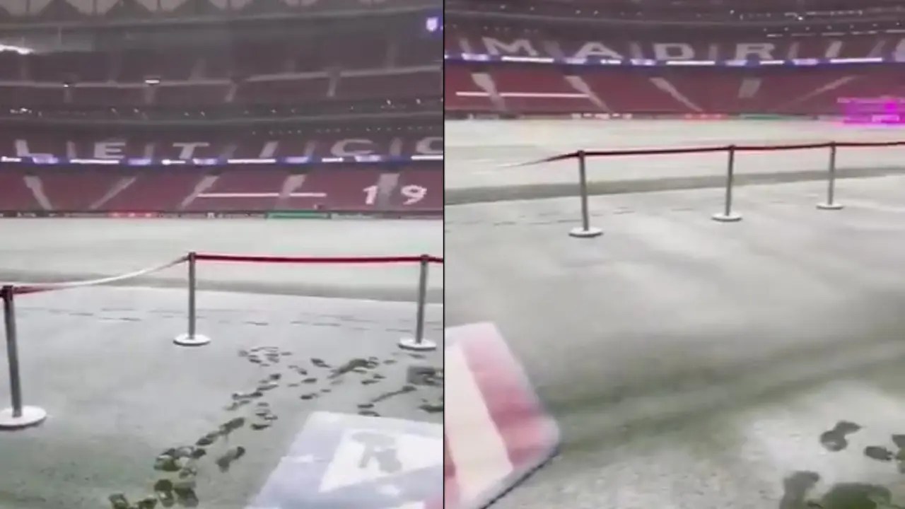 Una nevada histórica amenaza el duelo de Champions entre el Atlético de Madrid y el Bodo Glimt