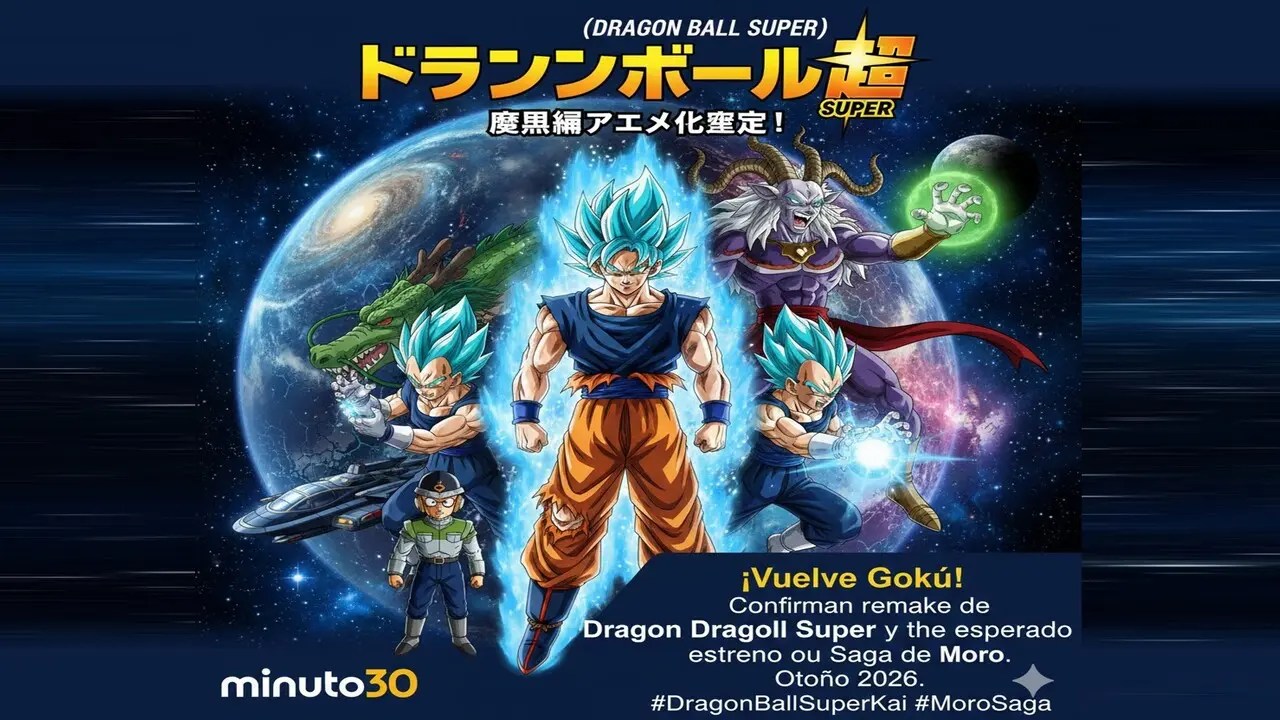 ¡Vuelve Gokú! Confirman remake de Dragon Ball Super y el esperado estreno de la Saga de Moro