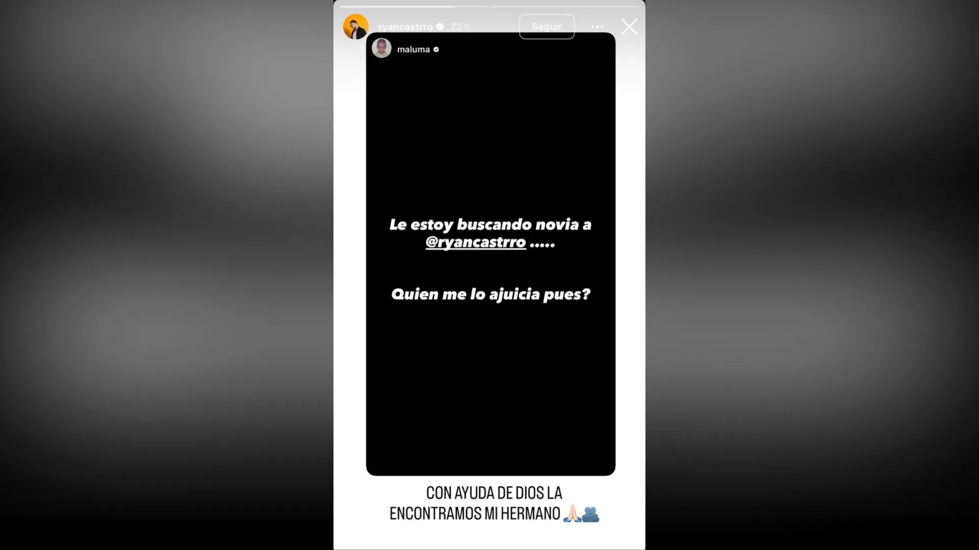 “Busco novia”: el inesperado video de Maluma para “procesar” a Ryan Castro que encendió las redes