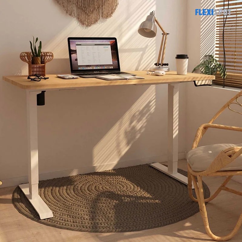 A Standing Desk You'll Love The FlexiSpot KANA Bamboo Office Standing