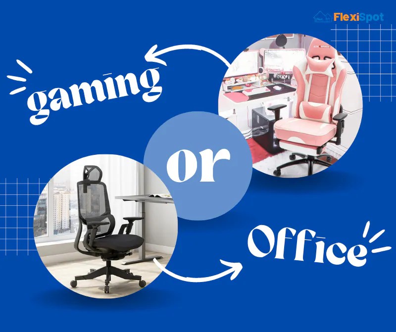 A Gaming Chair vs. Desk Chair FlexiSpot