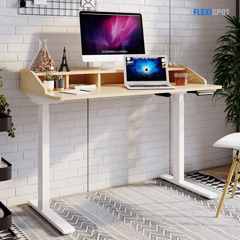 Organizing Your Workspace with a Desk Sans Drawers FlexiSpot