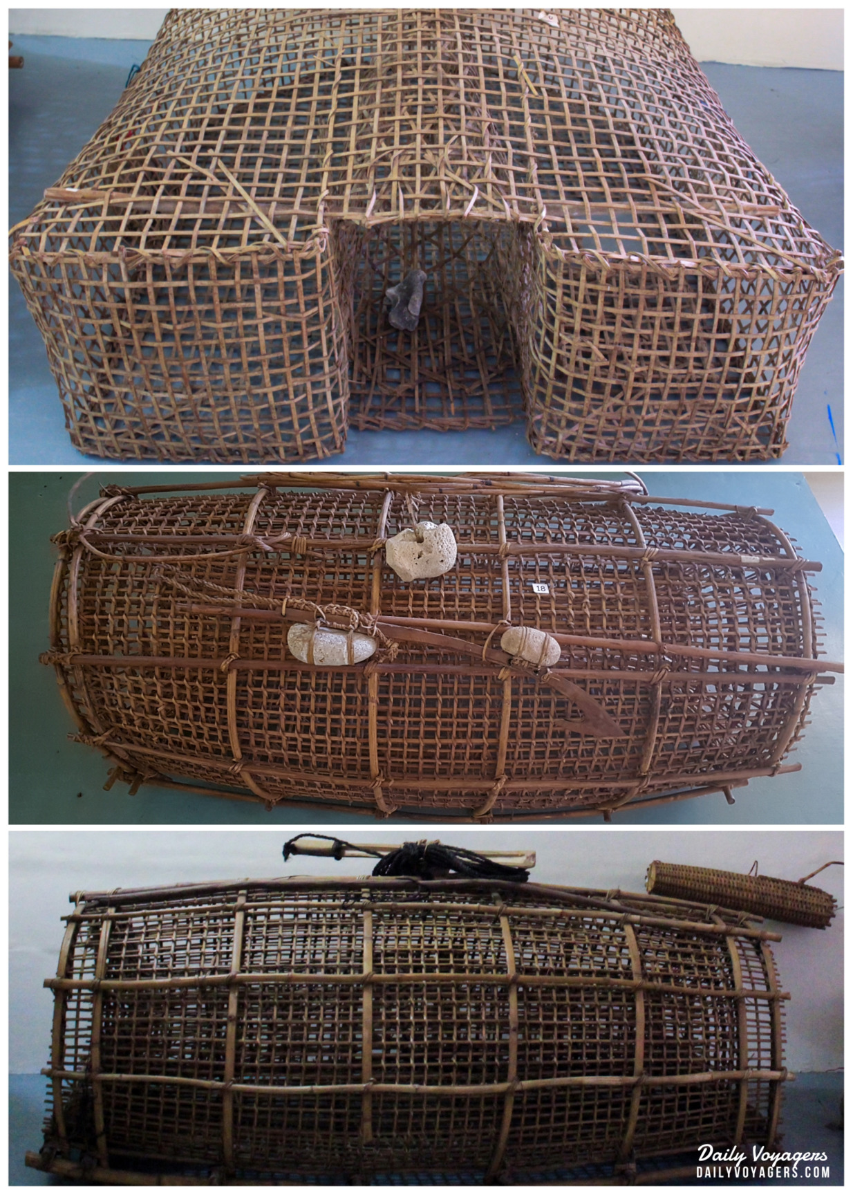 Cara Membuat Bubu Ikan Dari Bambu
