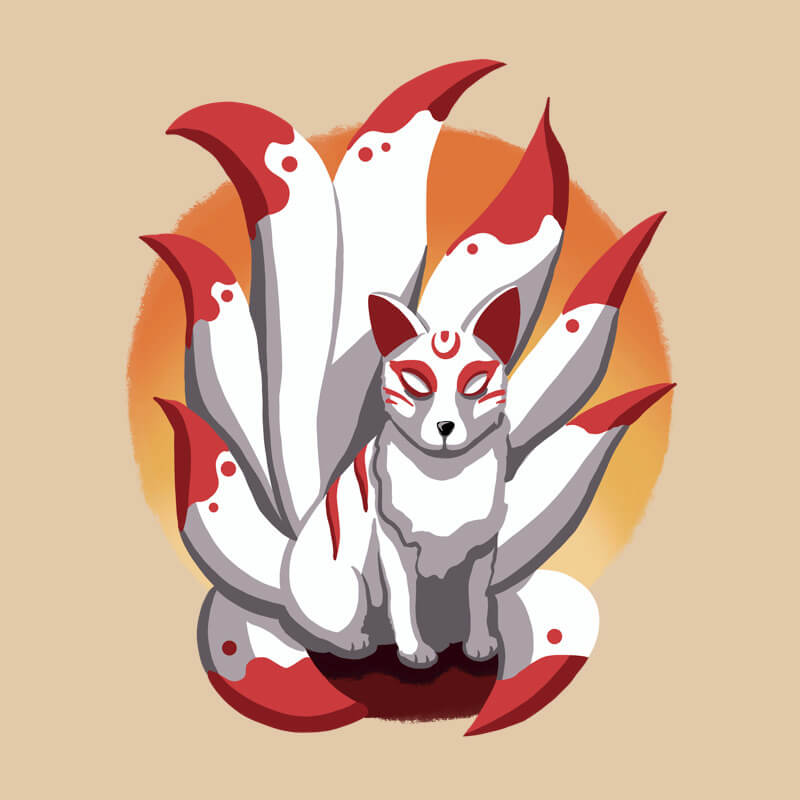 Design Nine tailed Kitsune by Lambo Designs