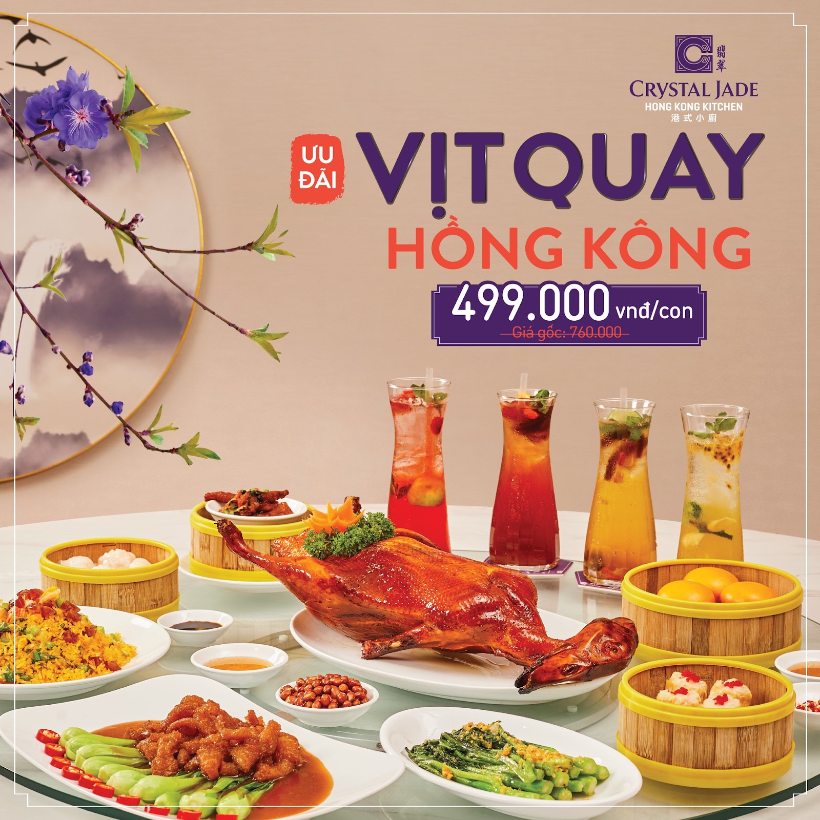 Crystal Jade Menu, Giá Vé và Khuyến Mãi Mới Nhất