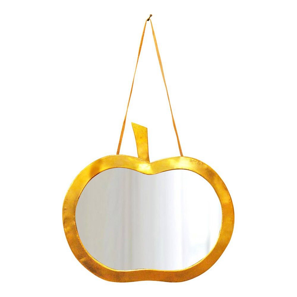 Apple Mirror 30x20 cm Gold Honoré Design Adult